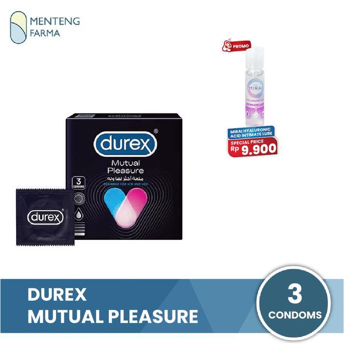 HORLIQUID- Kondom Durex Mutual Pleasure - Isi 3
