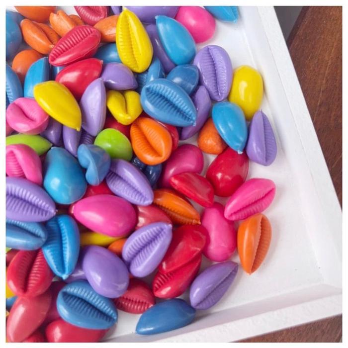 BIJI CONGKLAK PLASTIK 75 GRAM KURANG LEBIH ISI 100PC (TIDAK PASTI 100PC-TIDAK BISA KOMPLEN) / MAINAN