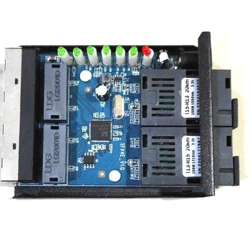 MEDIA CONVERTER 2 FO - 4 LAN / ETHERNET