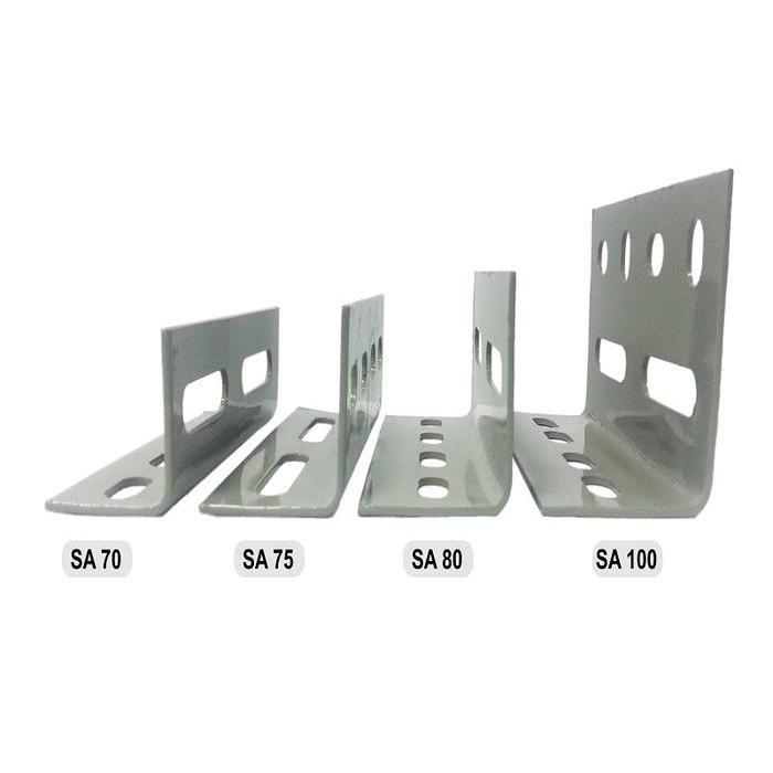 Besi Siku Lubang Merek Union 4CM x 6CM Panjang 4M Tebal 2MM (SA100)