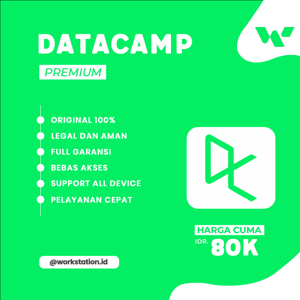 Datacamp Premium 1 Bulan - Interactive Courses & Certificates