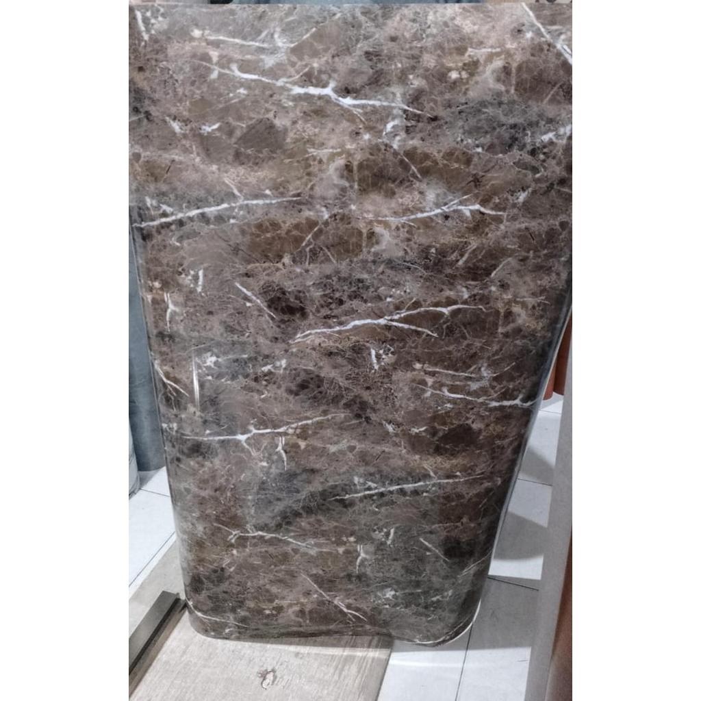 NEW FIT SHEET MARMER GLOSSY MARBLE PVC SHEET MARMER PVC SHEET NFS MG Siap Kirim