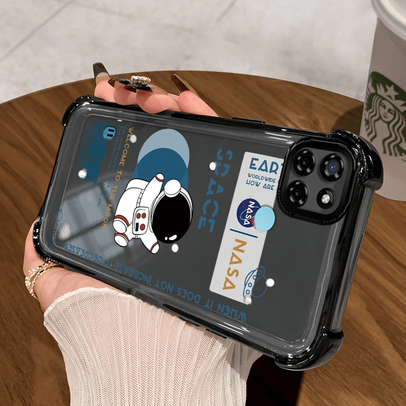 Casing Hp untuk Realme C21Y Realme C25Y C21 C15 Case Astronot NASA Kasing Bumper back Cover Cesing A