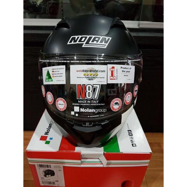 SIAPKIRIM Nolan N87 Martz Ncom Flat black READY STOCK