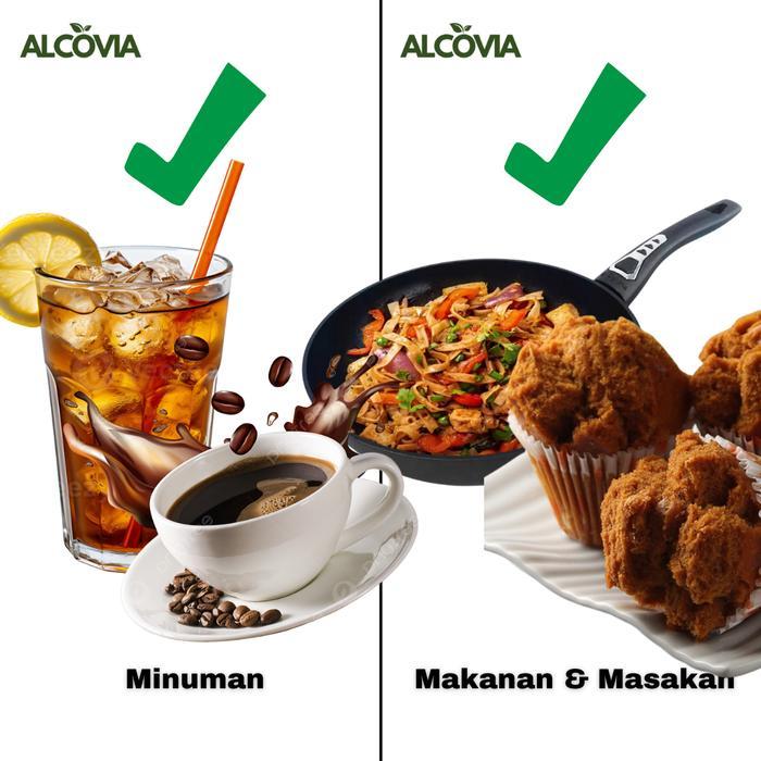 wqnl- (Double Mix) Alcovia Stevia Tetes Pemanis Alami Pengganti Gula - 15Ml / Ori & Aren