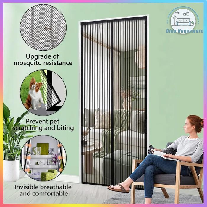 Tirai Pintu Model Magnet Anti Nyamuk Tebal/Tirai anti nyamuk Tirai Pintu Magnet Anti Nyamuk Serangga