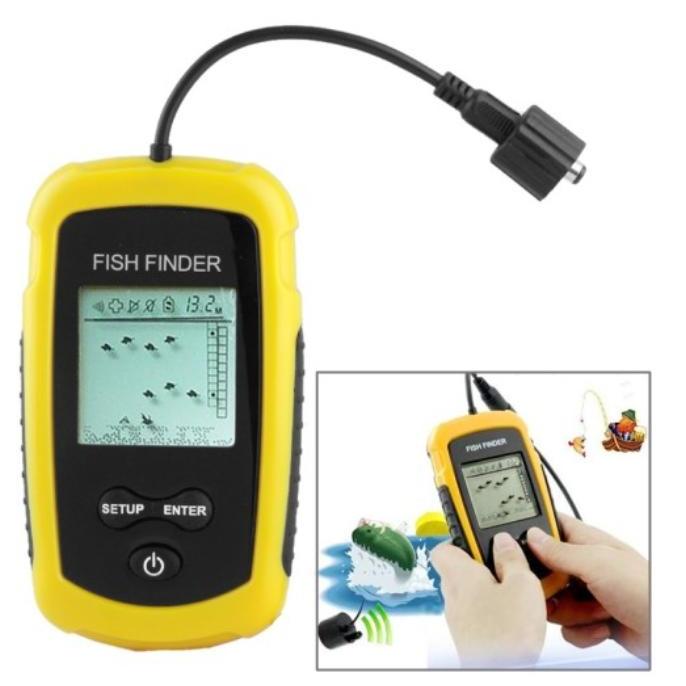 Portable Fish Finder 2.0 Inch Alat Deteksi Sonar Ikan Fishfinder