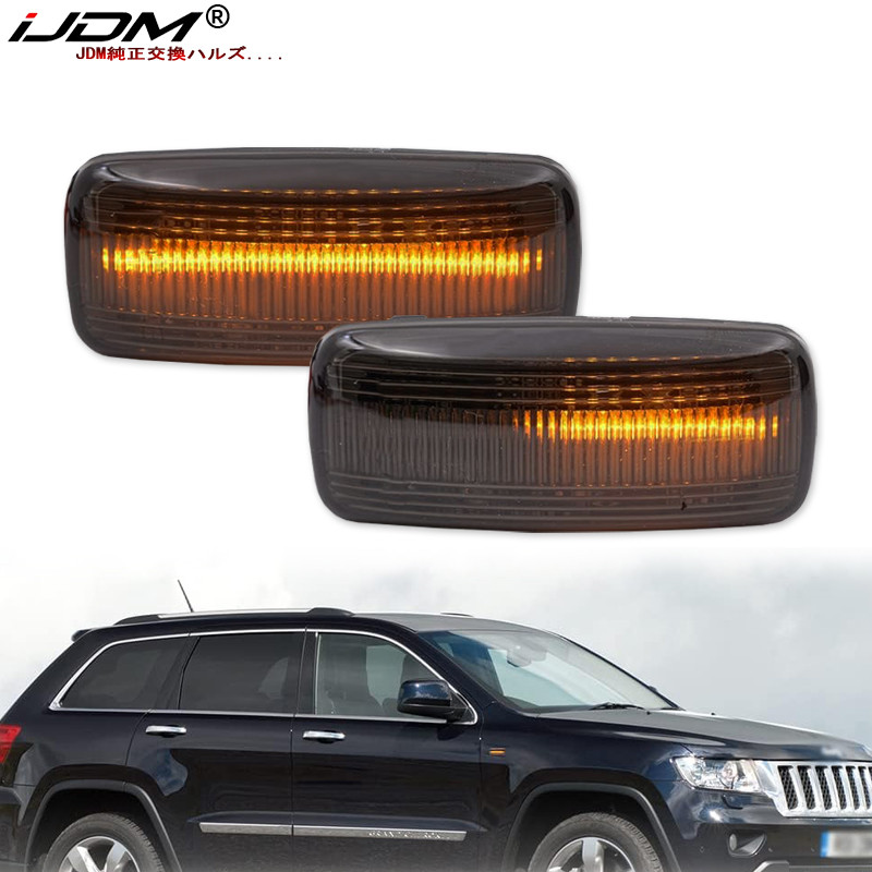 2Xdynamic Led Marker Light Turn Signal Lamp For Jeep Compass Patriot Dodge Nitro Journey Acenger