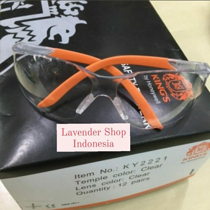 KACAMATA KINGS KY 2221 SAFETY CLEAR / KING'S KY 2221