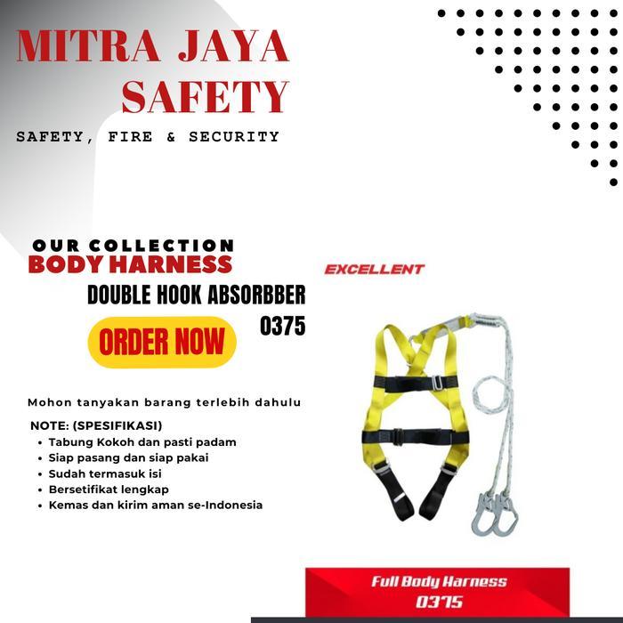 BODY HARNESS SAFETY DOUBLE HOOK BODY HARNESS SINGLE HOOK BODY HARNESS ABSORBER BODY HARNESS MURAH