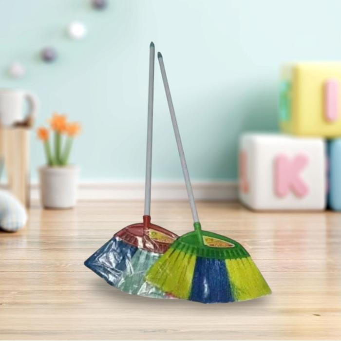 PAKET HEMAT 2 IN 1 SAPU NYLON + PEL LANTAI/SAPU IJUK+PEL LANTAI SUMBU