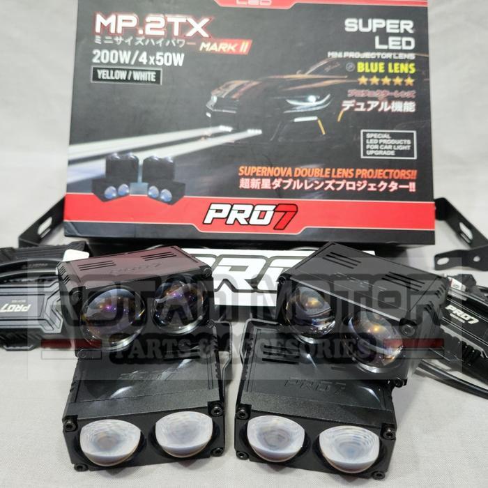 Mini Projie Pro7 Mp.2Tx Super Led Blue Lens 4X50W / Mp2Tx / Mp 2Tx