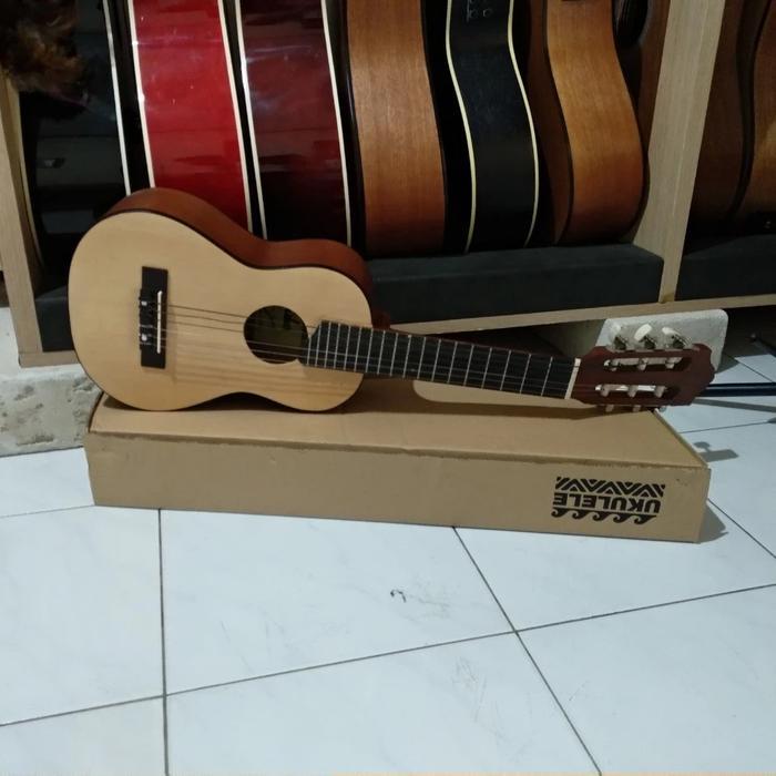 Gitar Yamaha Gl-1 Senar 6 Custom Gitarlele Guitarlele Ukulele Junior