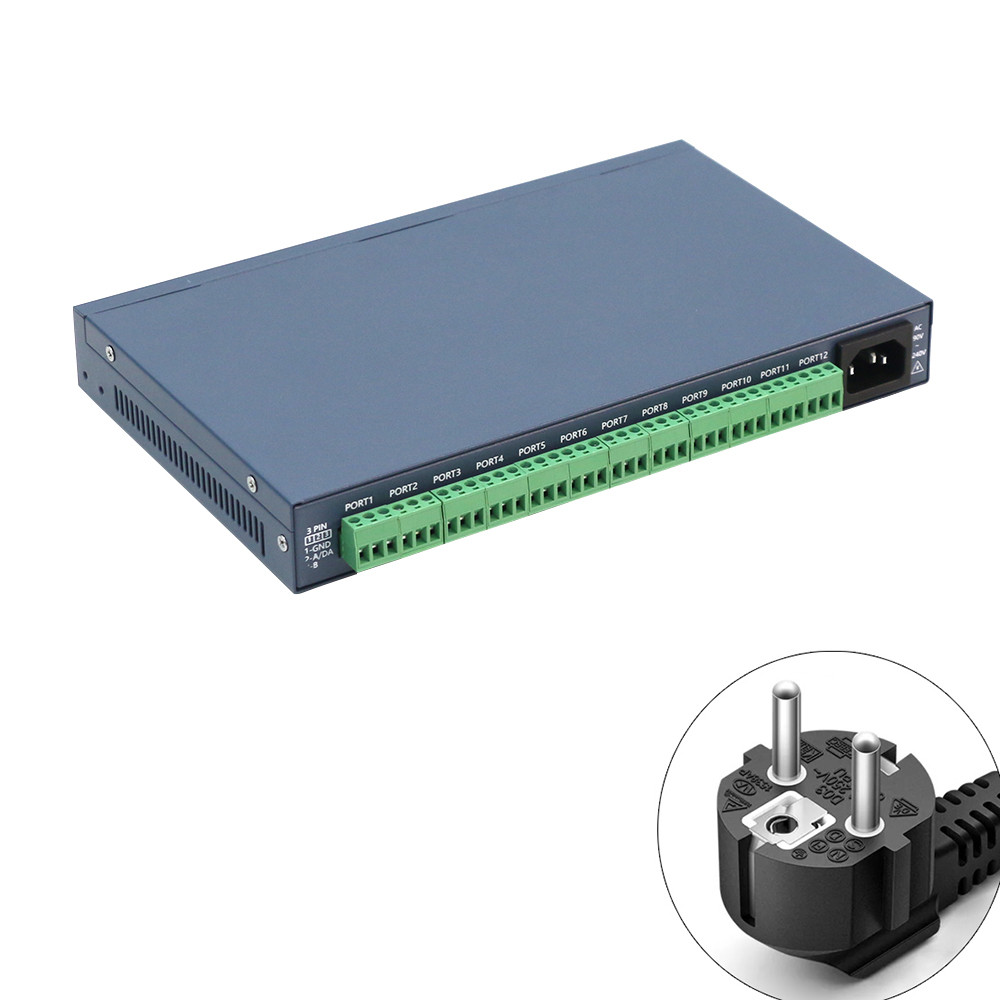 - 12 Ports Led Pixel Controller Artnet Rgb Controller Support Ws2811