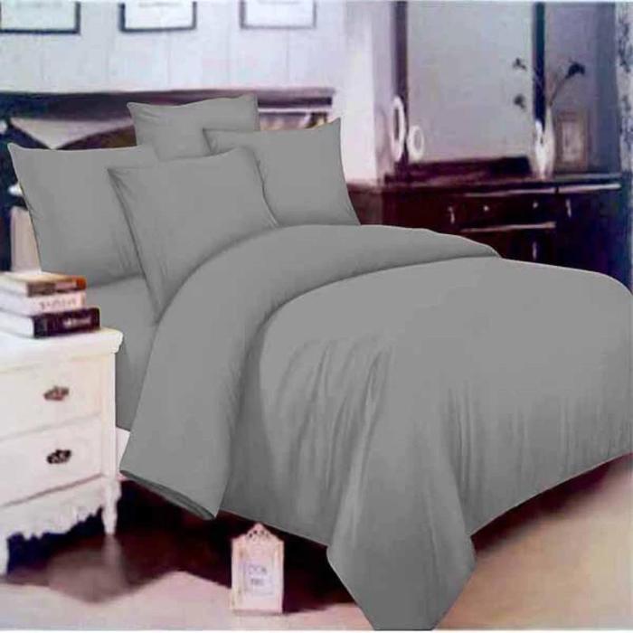 TERLARIS Rosewell Sprei T30 100x200x30 Abu-abu Small Single Microtex Disperse Halus Tidak Luntur k