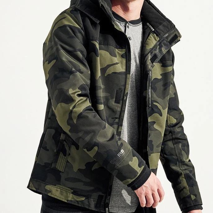 Jaket Hollister All Weather Fleece Lined Jacket Original Camouflage