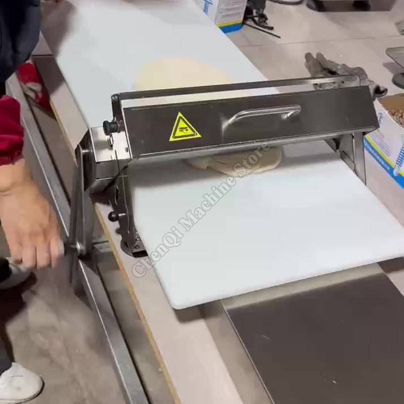 Dough Sheeter Puff Pastry Machine Table Top Hand Manual Pizza Dough Sheeter Roller Croissant Dough