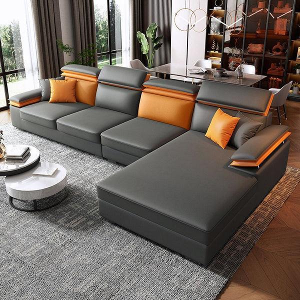 Sofa Leter L Modern Sofa Aesthetic Ruang Tamu