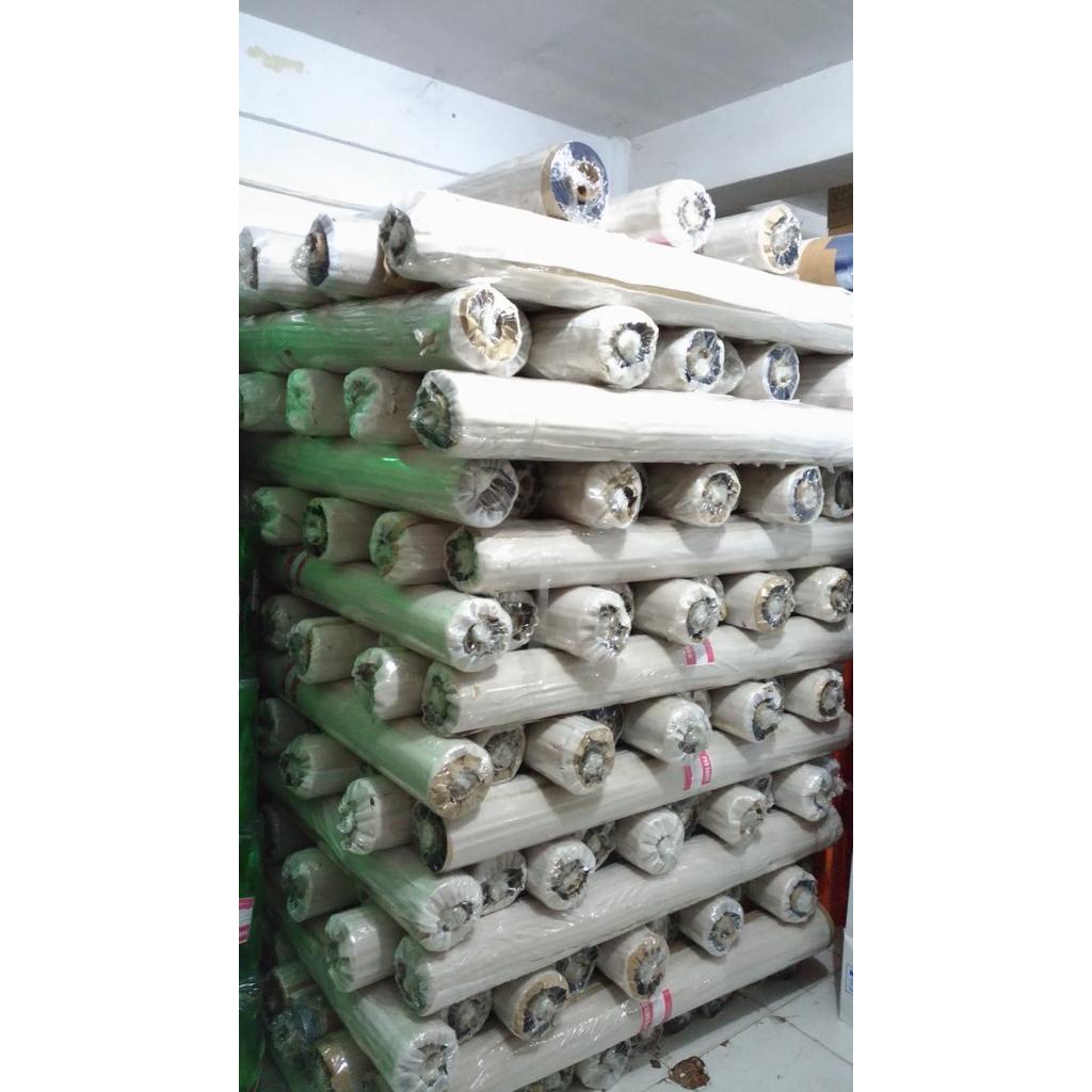 klpu- Plastik Mika Lemas Atau Lentur Tebal 0.07 Mm Lebar 1.37M Panjang 45M