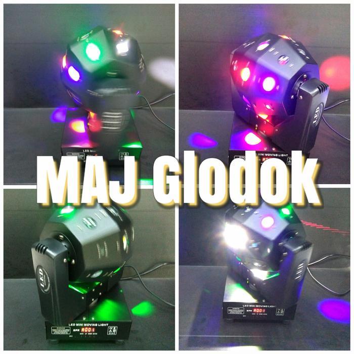 Moving head ball laser dan led