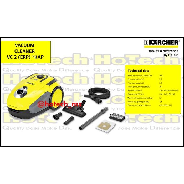 Murah Karcher Vacuum Cleaner Vc2 Karcher Vc2 Karcher Vc 2 Flash Sale Terlaris