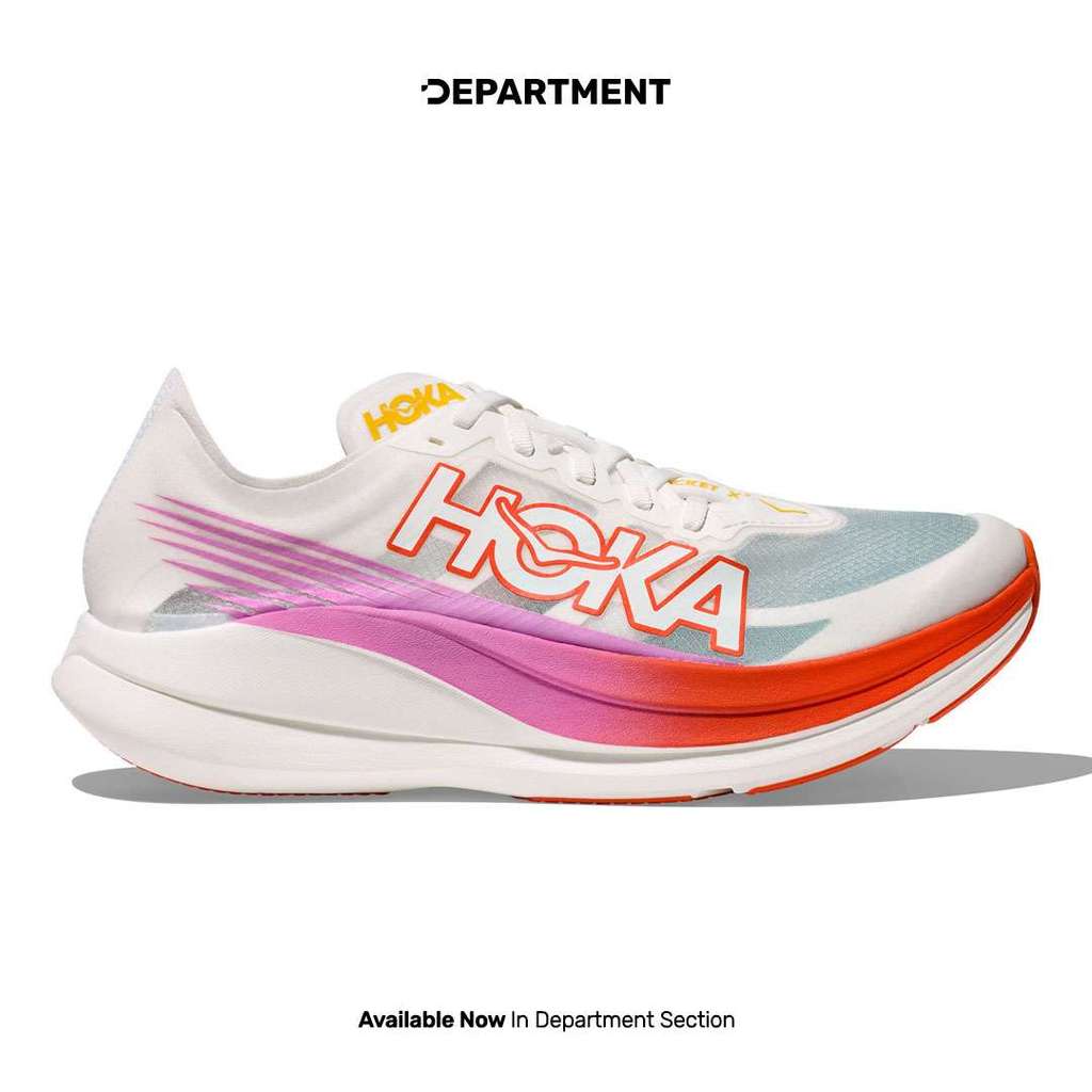 HOKA ONE ONE Sepatu Lari Pria U ROCKET X 2 1127927FLV ORIGINAL