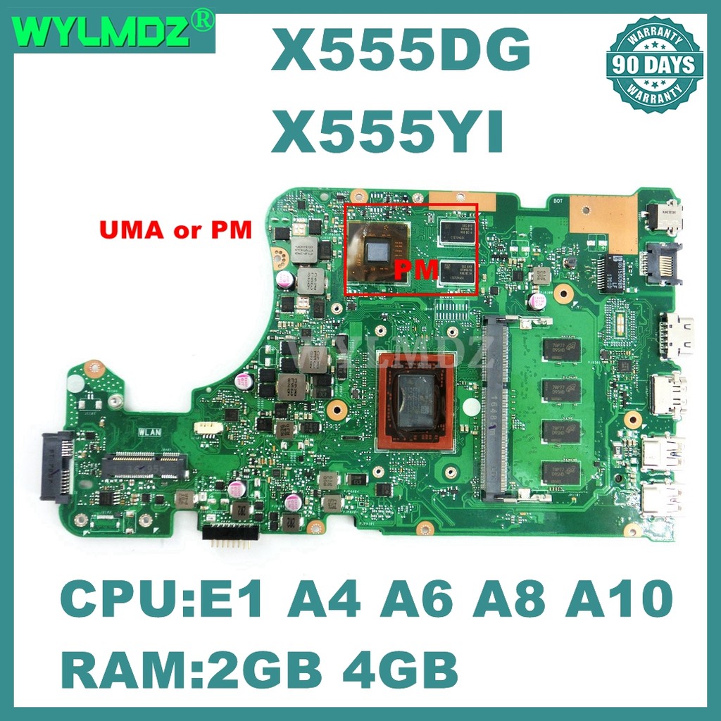 X555Dg Mainboard For Asus X555Da X555Ya X555D X555Y X555Dg X555Yi K555D X555Ba X555Bp X555Qa Laptop