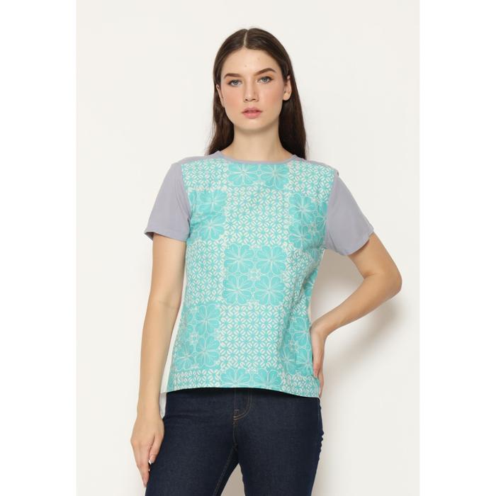 (COD) BHATARA BATIK BLOUSE WANITA MEIDI 5555 TOSCA BAJU KATUN BULAT CASUAL