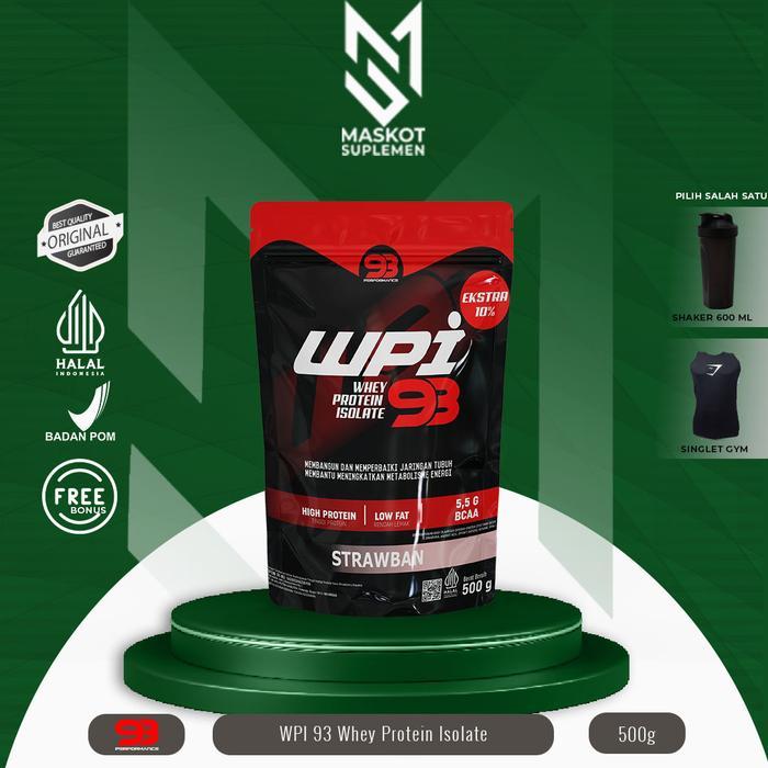 HEALTI- Wpi 93 Whey Protein Isolate 500Gr Susu Diet 100% Whey Protein Isolate
