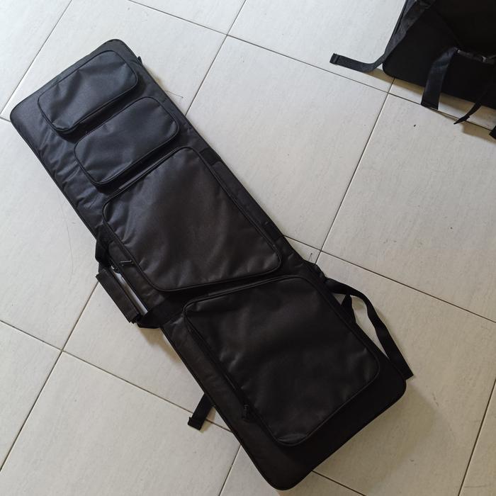 Tas Senapan Kotak Hitam Busa Tebal