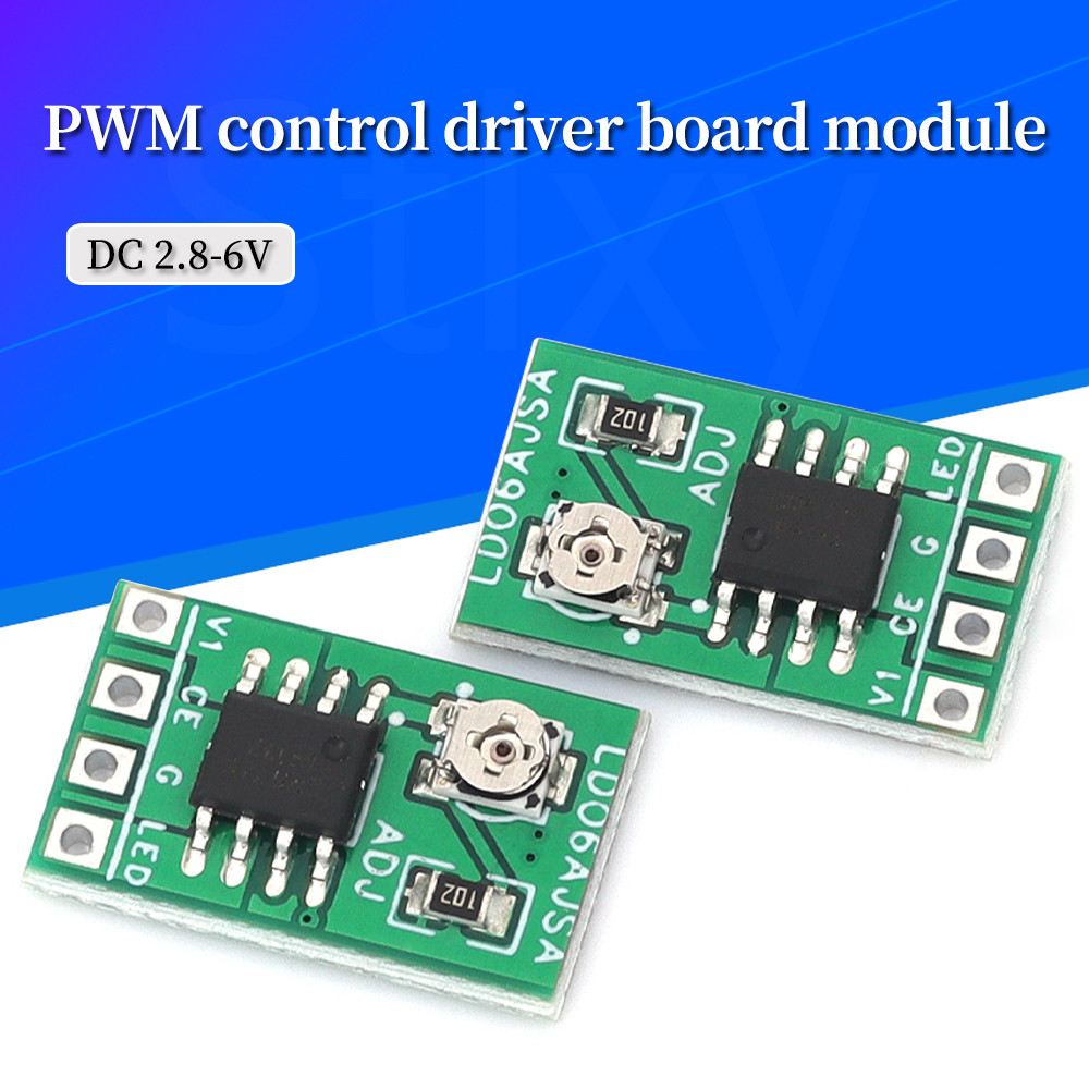 Dc 3.3V 3.7V 5V Led Drr 30-1500Ma Constant Current Adjustable Ule Pwm Control Board For Usb Led