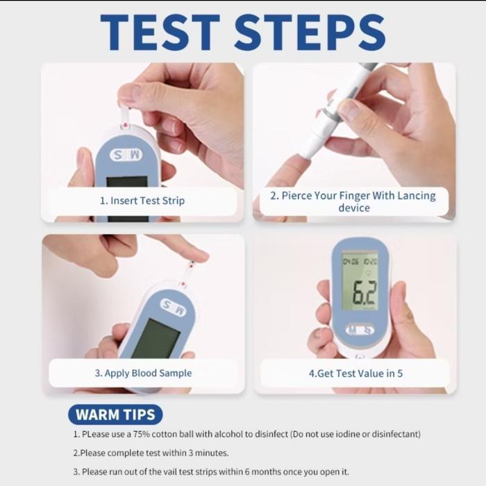OMRON ORIGINAL RESMI ALAT CEK GULA DARAH MEDICAL TES GULA DARAH BLOOD GLUCOSE AKURAT METER(50 STRIP)