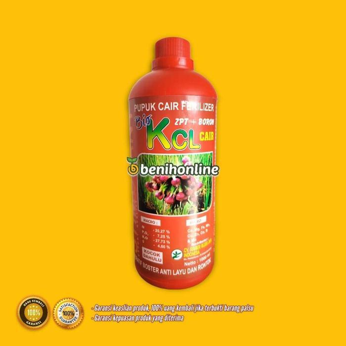PUPUK CAIR FERTILIZER BIO KCL 1liter pupuk buah pupuk daun lengkap