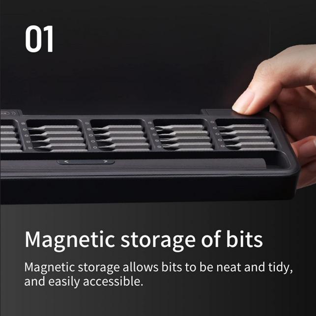 Hoto Electric Screwdriver 25 In 1 Precision Tools Kit Obeng Elektrik