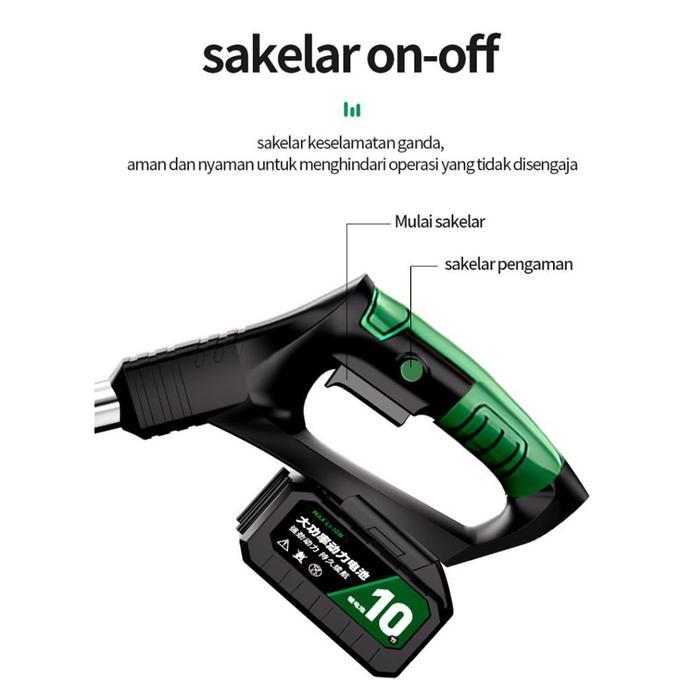 988e- CodTanzu Mt-21V Electric Cordless Lawn Mower High Power Grass Trimmer Light Weight