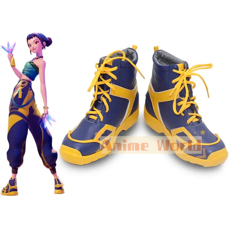 Demon Hunters Huntr/X Zoey Cosplay Shoes Custom-Made Halloween Carnival Party Pro