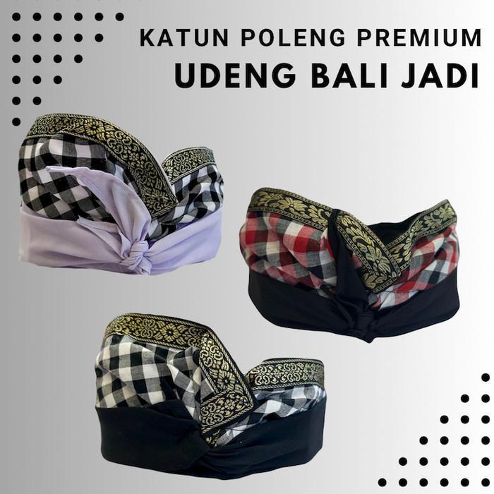 ORIGINAL Udeng Bali Jadi Premium Poleng Katun READY STOCK