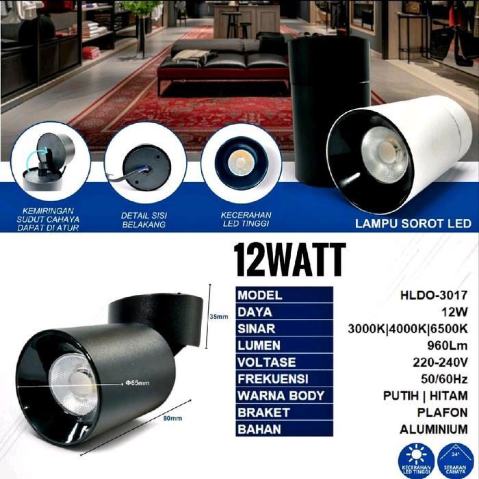 Downlight Outbow LED 9076 10watt Adjustable Spotlight Outbow Tempel