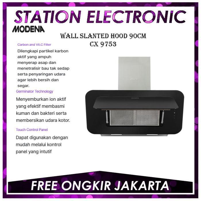 Modena Cooker Hood CX 9753 - Chimney Hood Modena 90 cm