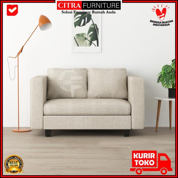 Sofa minimalis 2 seater Sofa kecil