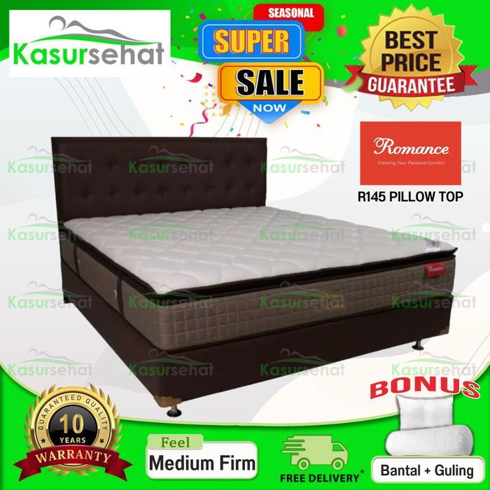 Romance Kasur Springbed R145 Pillow Top - Full Set 160X200