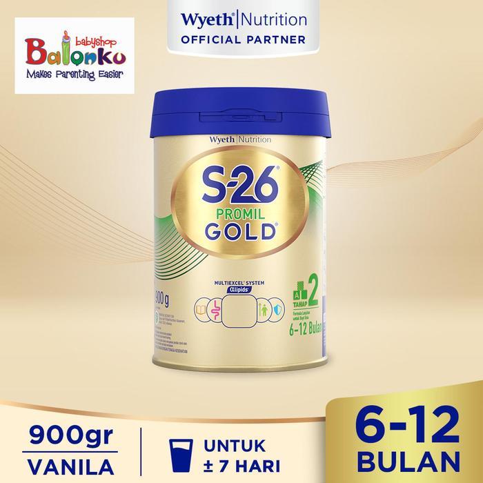 Wyeth Nutrition S-26 Promil Gold 900gr Susu Formula Bayi Tahap 1 2 3