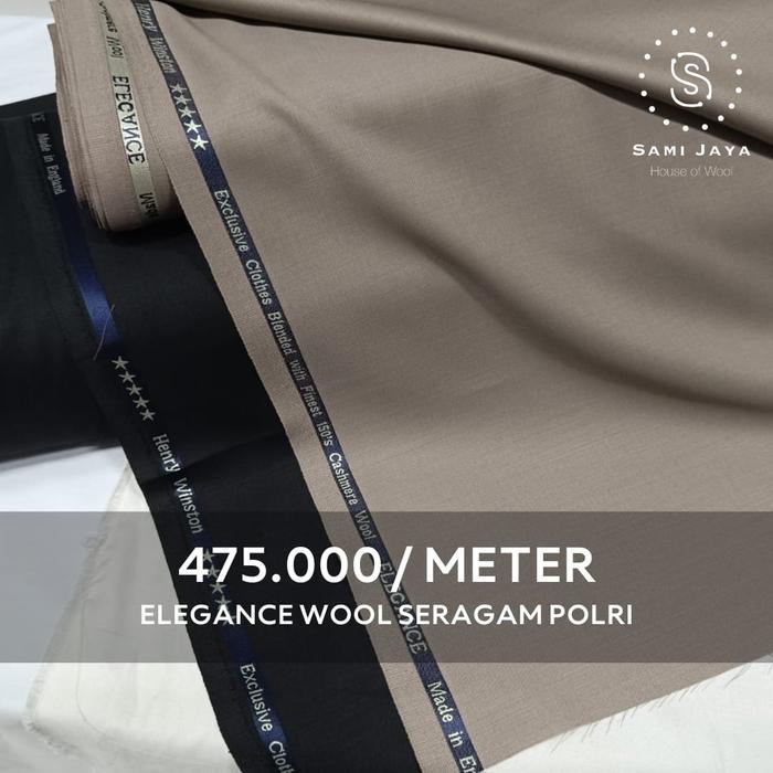 KAIN BAHAN SERAGAM POLRI ELEGENCE WOOL HENRY WINSTON