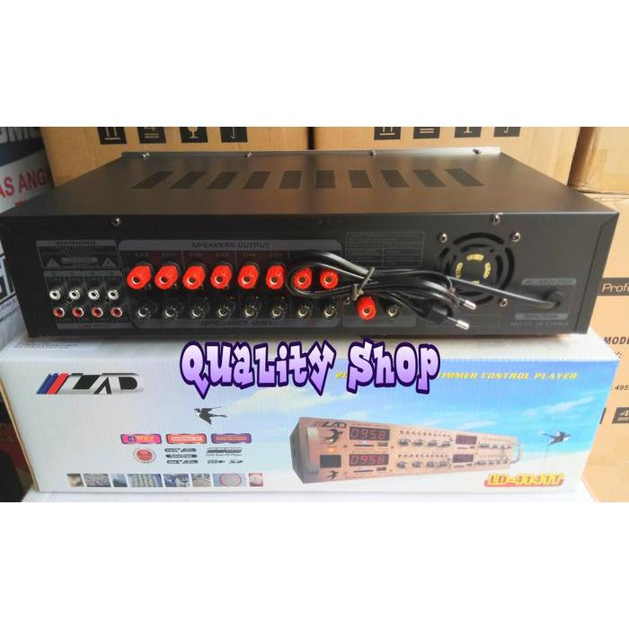 Amplifier Walet 4 Player 8 Channel Plus Timer Dan Bisa Charger Aki