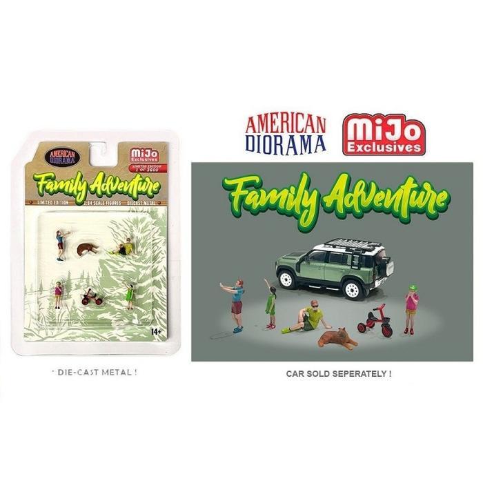 AD-76513MJ American Diorama Family Adventure Diorama Figure Set