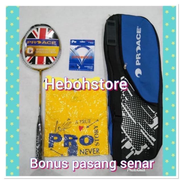 Raket Badminton PROACE SWEETSPOT SS 3000 Komplit(tas+senar+grip) ORI