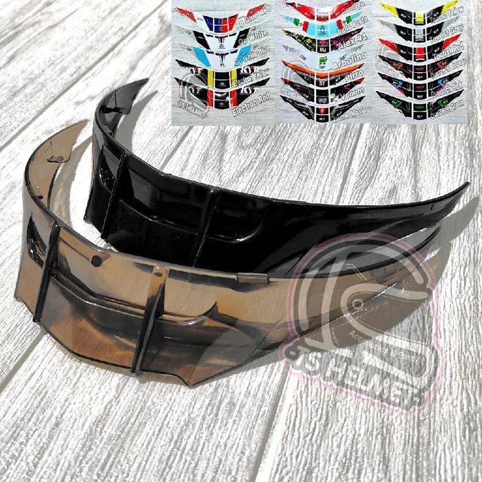 yng9- Spoiler Ori Kyt Ttc Tt Course Pengganti Bawaan Helm Aftermarket