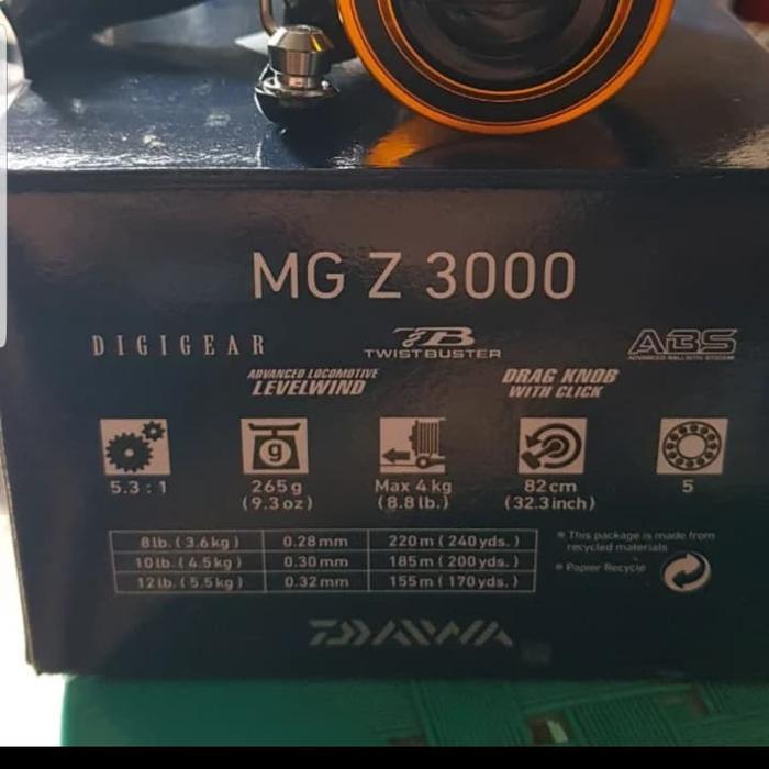 Terlaris- Reel Pancing Daiwa Mgz 2000 2500 3000 -Gratisongkir