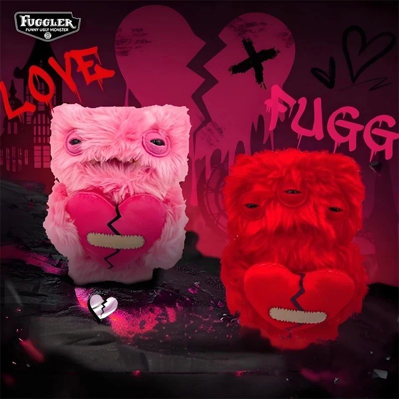100% Original Fuggler S Ugly Monster Love Monster Cute Tooth Monster Fill Fugg Tooth Dolls Toys