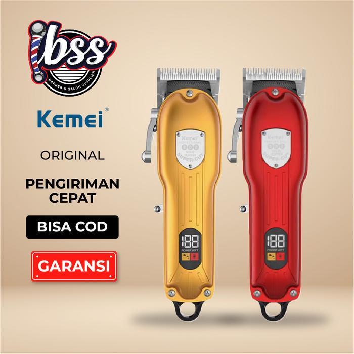 w6ph- Alat Cukur Rambut Kemei 802 Hair Clipper Taper Cukuran Km 802